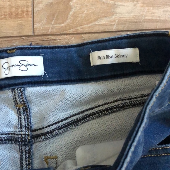 Curvy HIGH RISE SKINNY Jeans sz10/30 run small=sz6 - Picture 5 of 9